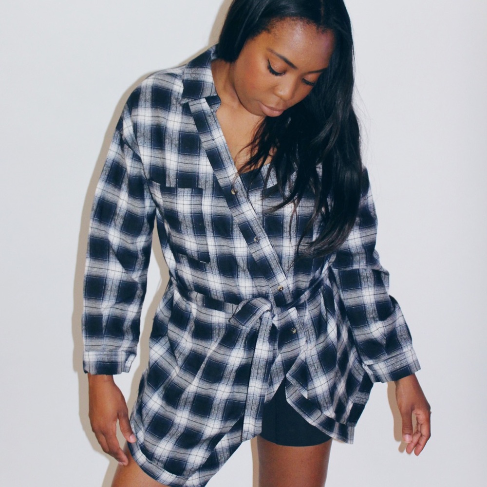 Oversized Angle Flannel